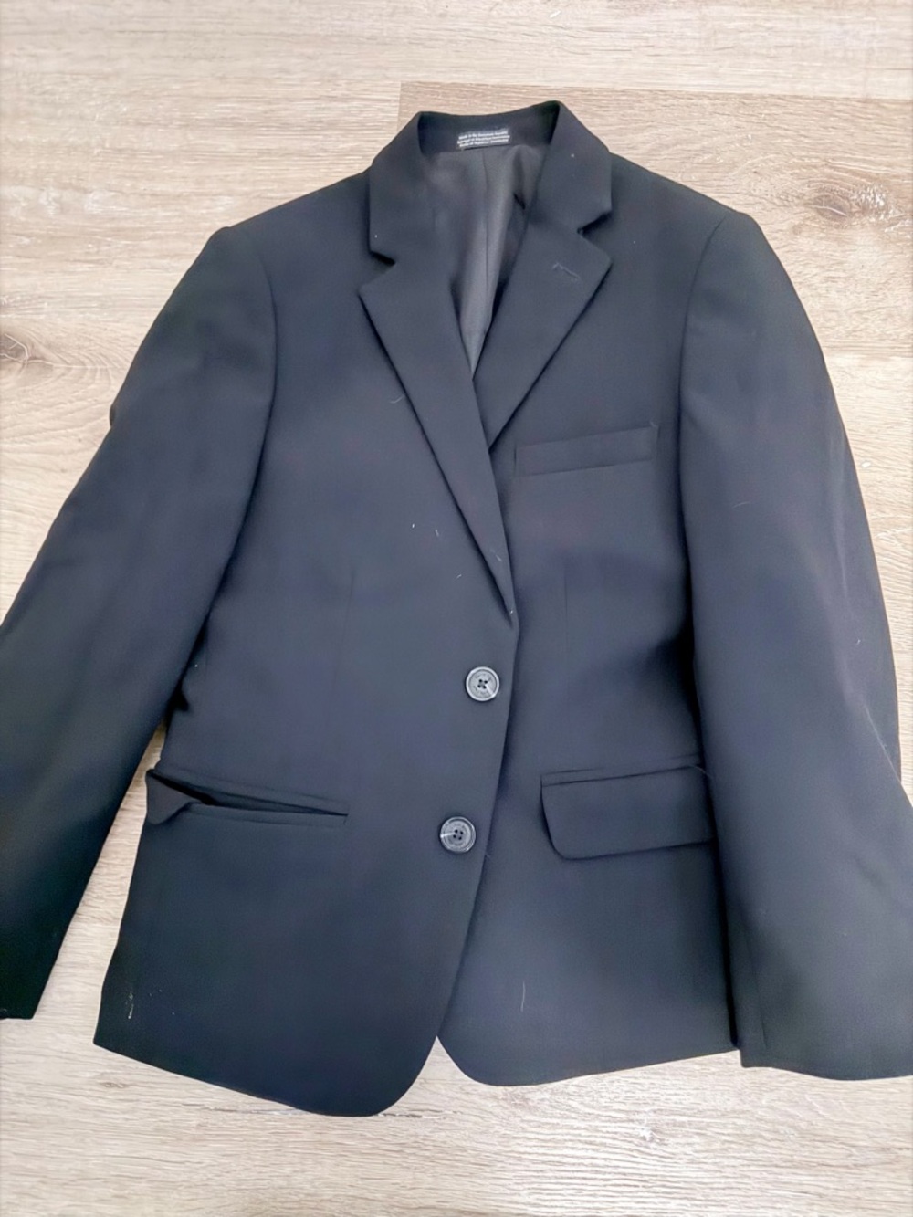 Calvin Klein Boys 2-Button Black Suit